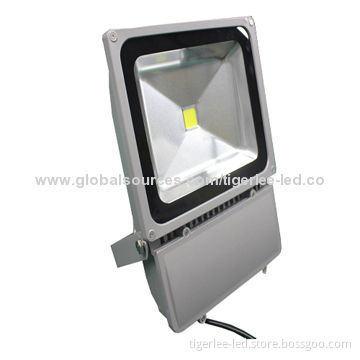 ip65 LED floodlight with 85 to 265V AC input voltages, CE, RoHS marks